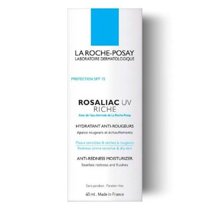 Lrp Rosaliac UV Rich vlažilna nega za suho kožo proti rdečici
