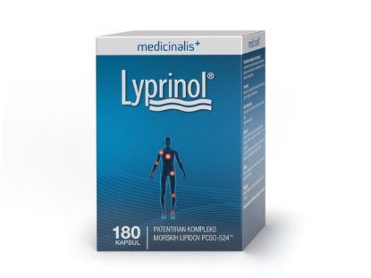 Lyprinol Medicinalis kapsule z omega-3 in morskimi lipidi, za pomoč pri revmatski bolečini, artritisu, otrdelih sklepih	