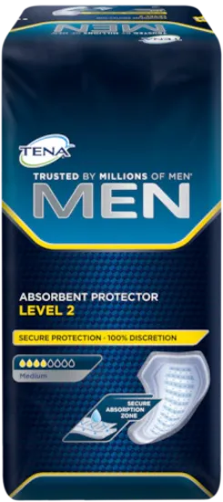 Slika Predloge Tena for Men Level 2, inkontinenčne predloge za moške, 20 predlog