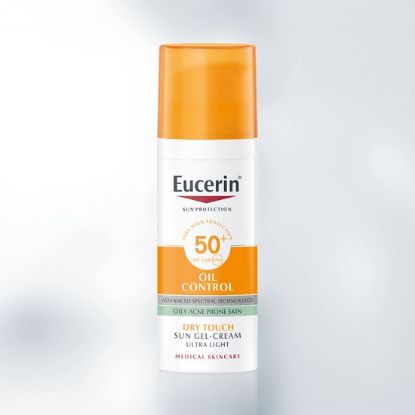 Eucerin SUN oil control krema za obraz ZF50, za mastno in aknasto kožo