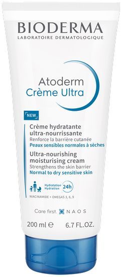 Bioderma atoderm hranljiva krema za suho kožo, atopijski dermatitis, 200ml