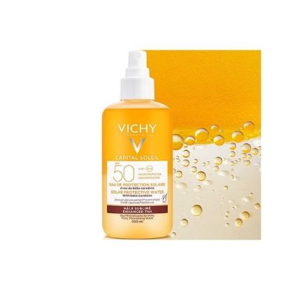 Vichy Capital Soleil zaščita za sonce, tonirana vodica ZF50 v pršilu, 200ml