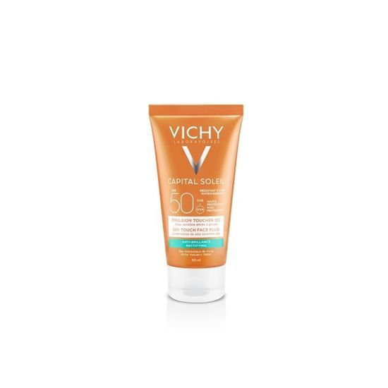 Vichy Capital Soleil Dry touch emulzija za obraz ZF50, 50 ml