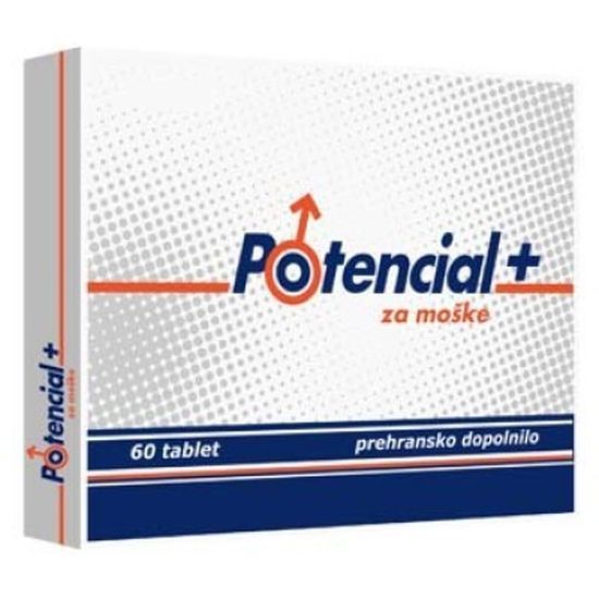 Potencial plus, za moške, 60 tablet