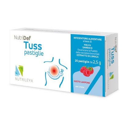 Nutridef  Tuss pastile malina , 20 pastil