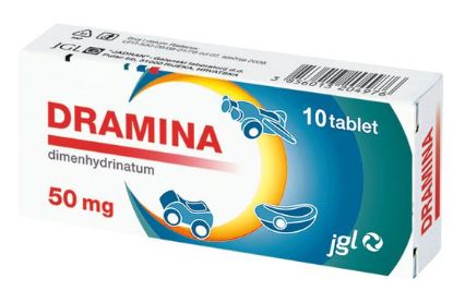 Dramia 50mg tablete, proti slabosti