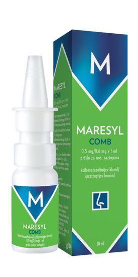 Mareyal comb, pršilo za nos, raztopina