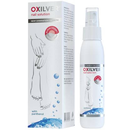 Oxilver Nail pršilo proti glivicam na nohtih in koži, 100ml