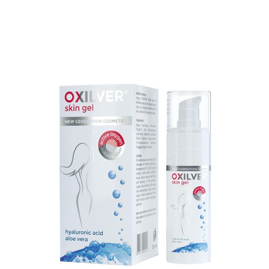 Oxilver Skin gel za nego, hidracijo in oksigenacijo kože 30ml