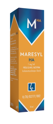 Maresyl HA 1mg/ml, pršilo za nos, 10ml