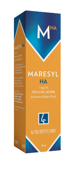 Maresyl HA 1mg/ml, pršilo za nos, 10ml