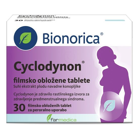 Cyclodynon, navadna konopljika, filmsko obložene tablete, 30 tablet
