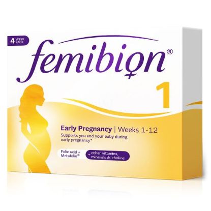 Femibion 1, načrtovanje in nosečnost do 12.tedna, 28 filmsko obloženih tablet