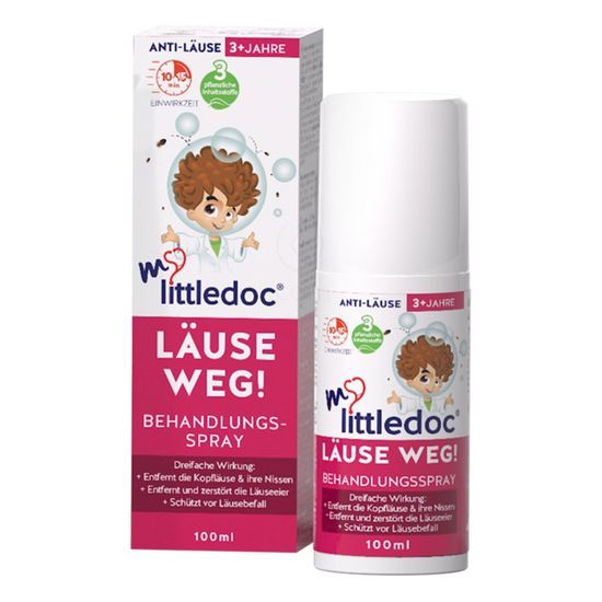 Mylittledoc pršilo za odstranjevanje naglavnih uši in gnid, 125 ml