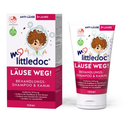 Mylittledoc šampon za odstranjevanje uši in gnid, 150ml + glavnik