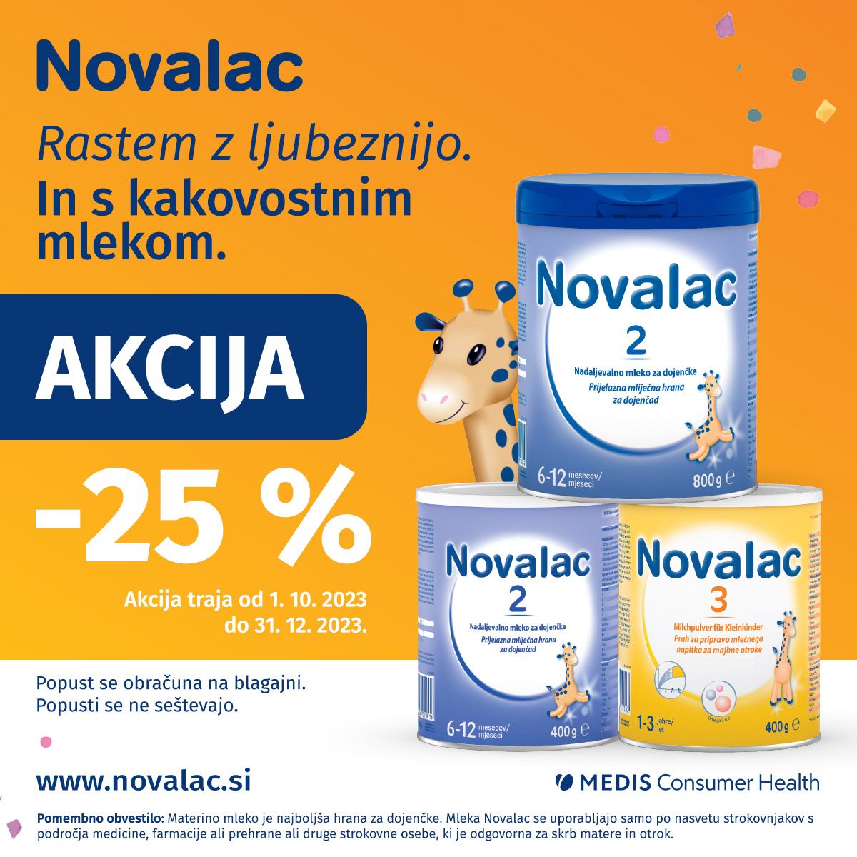 Novalac akcija -25