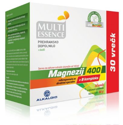Slika Multi Essence Magnezij 400 + B kompleks mikrogranule, 30 vrečk