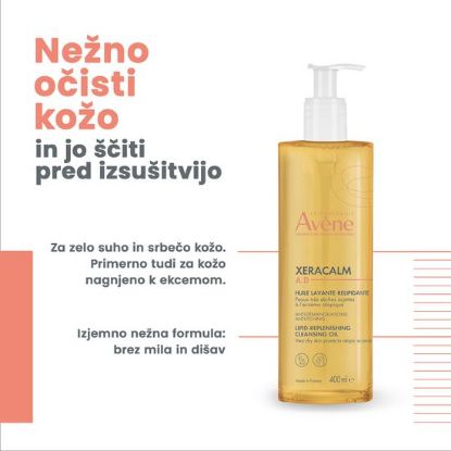 Avene_xeracalm_AD_olje_za čiščenje_suhe_in atopijske_kože