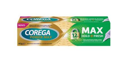 Corega PowerMax hold+fresh pricvrstilna krema za zob proteze