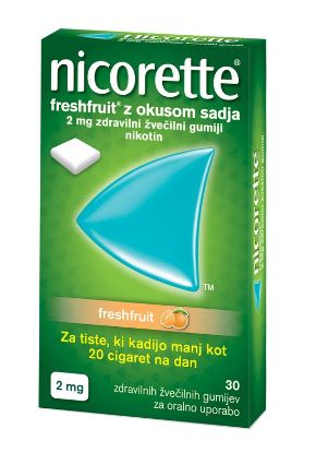 nicorette freshfruit 2 mg zv_gumi za odvajanje od kajenja