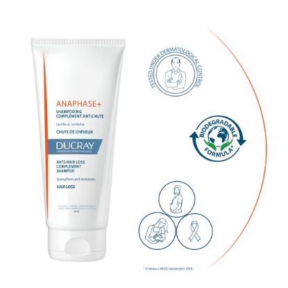 DU anaphase+ pozivljajoc kremni sampon 200 ml spredaj