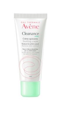 Avene cleanance Hydra pomirjujoča krema za obraz ob zdravljenju aken