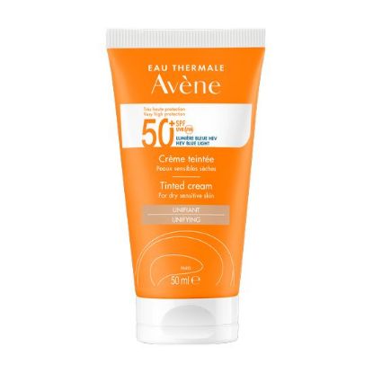 avene zascitna obarvana krema f50 50 ml spredaj