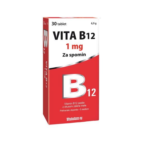 vita b12 1000 µg 30 zvc tablet