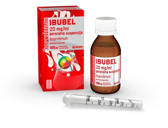 Ibubel 20 mg/ml peroralna suspenzija, 100 ml | Celjske lekarne