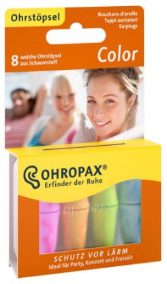 Ohropax cepki za usesa barvi 8x