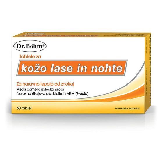  tablete za kozo lase in nohte 60 tbl