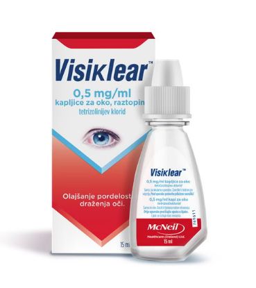 VisiClear kapljice za oko, 15ml slika izdelka in embalaže