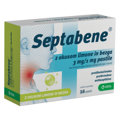 Septabene pastile limona bezeg, pri vnetem in bolečem grlu