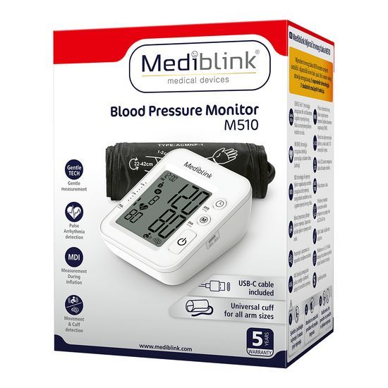 mediblink merilnik krvnega tlaka m510 