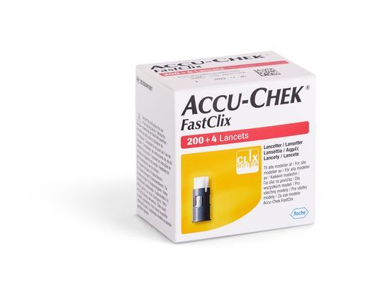 accu chek fastclix 200+4 lancete
