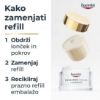 Hyaluron-Filler + Elasticity nočna krema, refill menjava