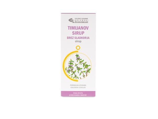 timijanov sirup brez sladkorja