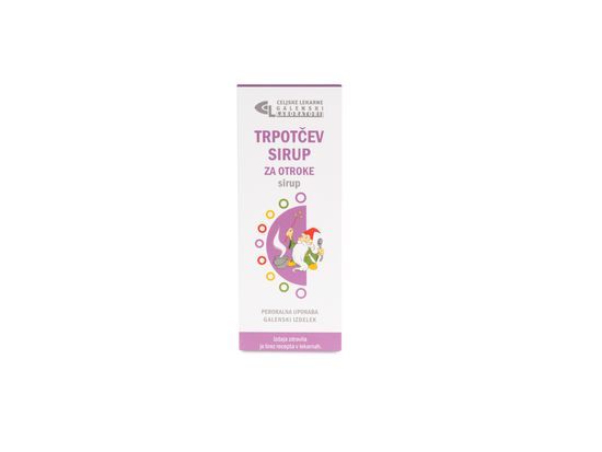 trpotcev sirup za otroke