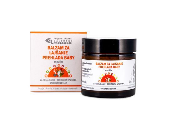 balzam za lajšanje prehlada baby