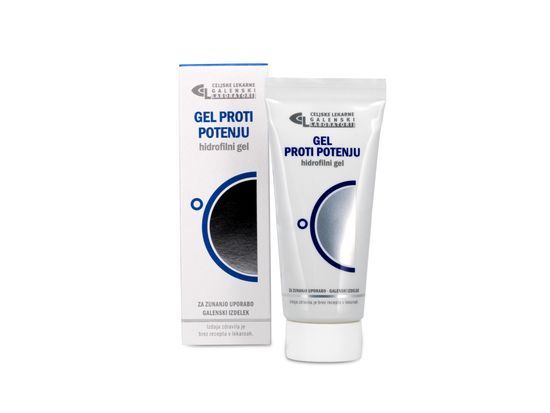 gel proti potenju