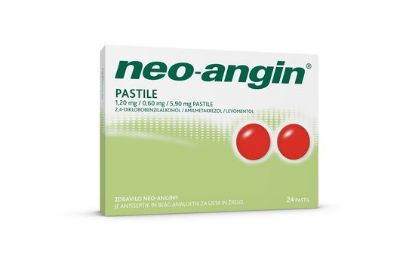 Embalaža pastil NEO ANGIN antiseptik za žrelo
