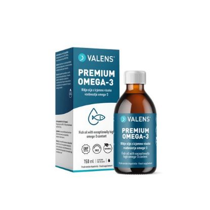 Valens Premium Omega-3 olje 150 ml