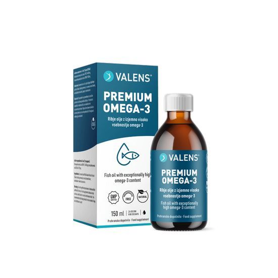 Valens Premium Omega-3 olje 150 ml