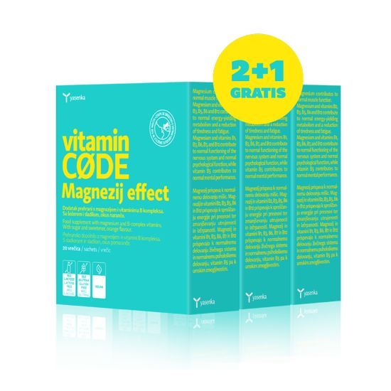 yasenka vitamin code magnezij effect 20 vreck 2+1 gratis
