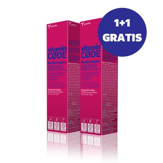 yasenka vitamin code multicomplex 20 sumecih tablet 1+1 gratis