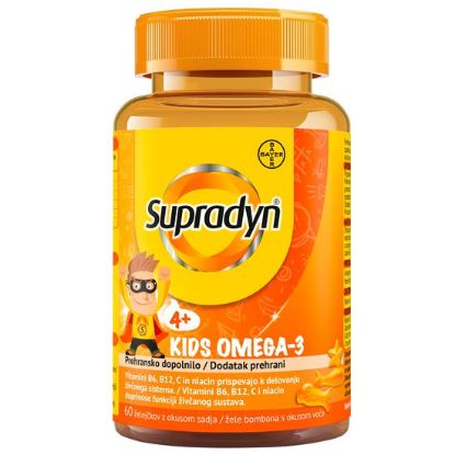 Supradyn Kids Omega-3 60 zelejckov