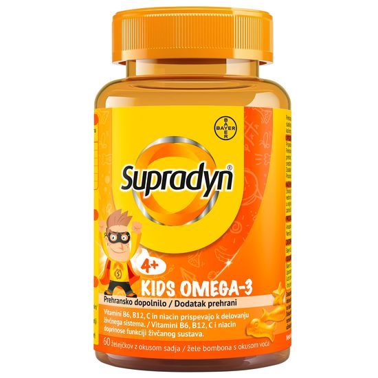 Supradyn Kids Omega-3 60 zelejckov