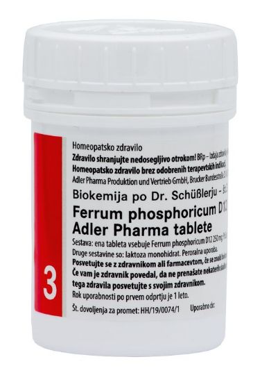 adler pharma ferro phosphoricum d12 homeopatsko zdravilo