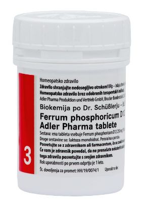 adler pharma ferro phosphoricum d12 homeopatsko zdravilo
