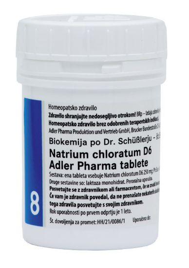 adler pharma natrijev klorid D6 homeopatsko zdravilo